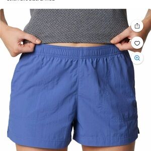 Columbia Women’s Active Elastic-Waist Shorts - Blue